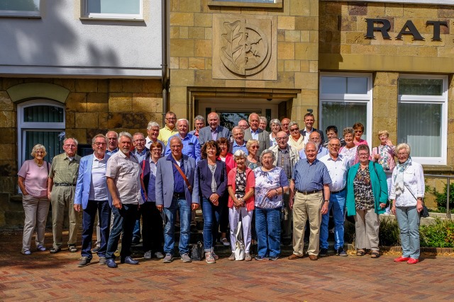Die Teilnehmerinnen und Teilnehmer der Senioren Union Haren (Ems)